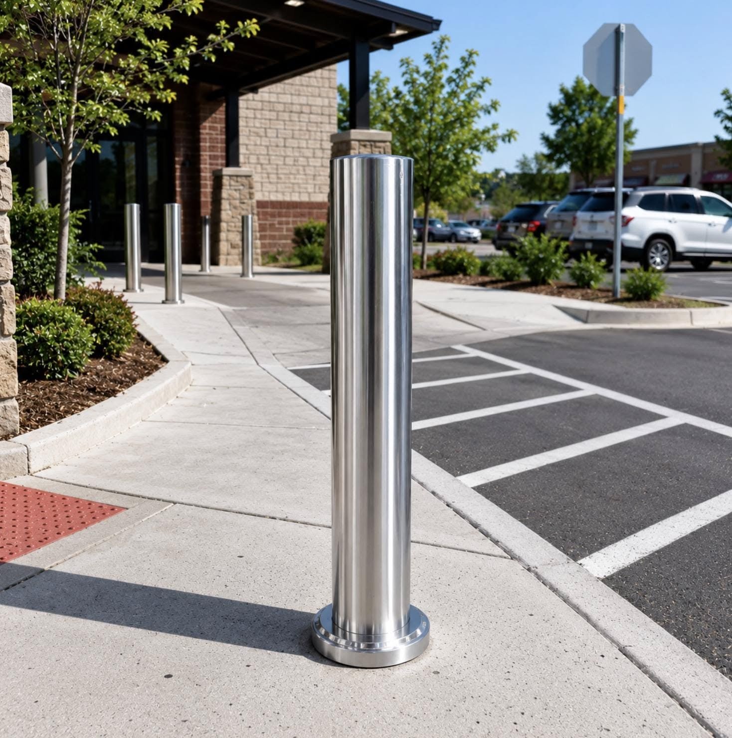 Stainless Steel Bollards, reference design 007